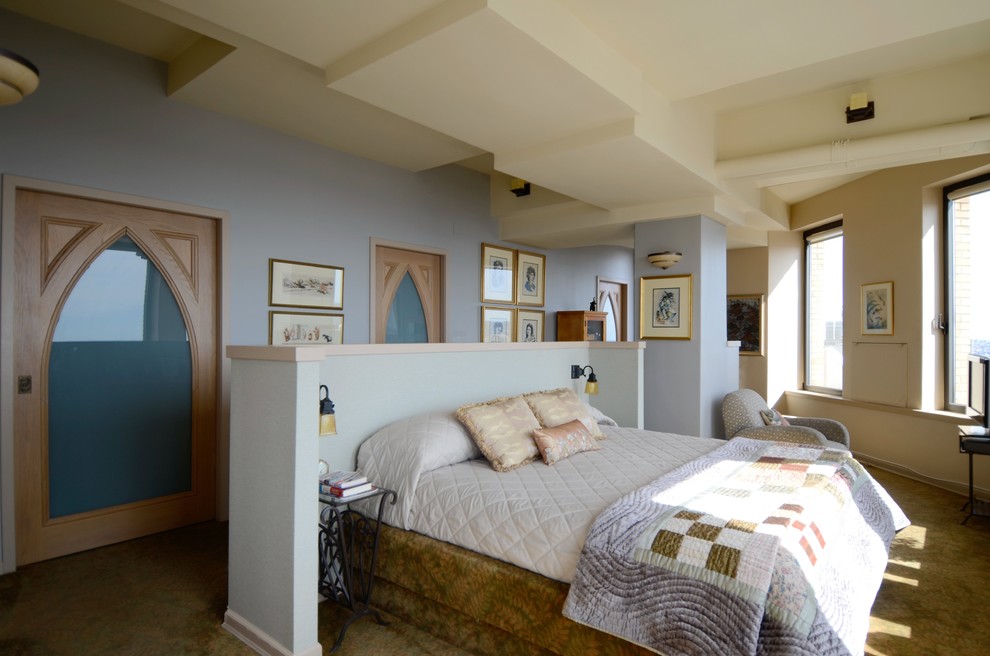 New York Loft Eclectic Bedroom New York By Laurence Tamaccio Design Destinations Houzz