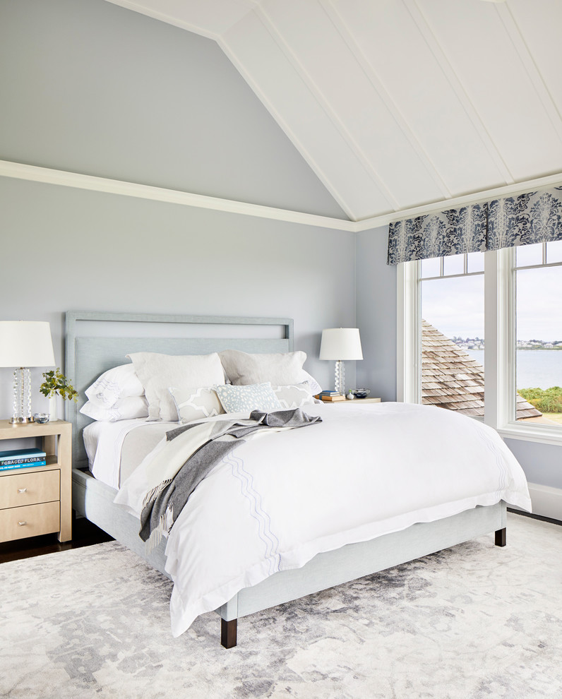 Inspiration for a coastal bedroom in Boston.