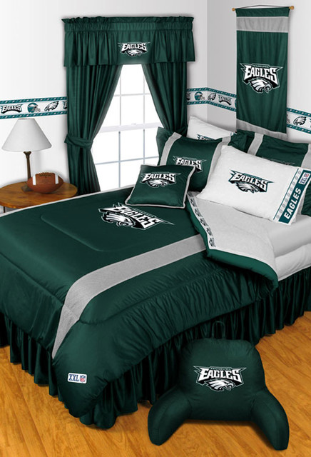 Nfl Philadelphia Eagles Bedding And Room Decorations Modern Bedroom Philadelphia By Store51 Llc Houzz Uk