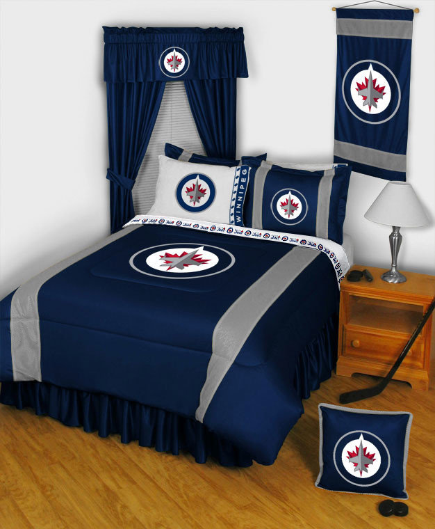 NHL Winnipeg Jets Bedding and Room Decorations Modern Bedroom
