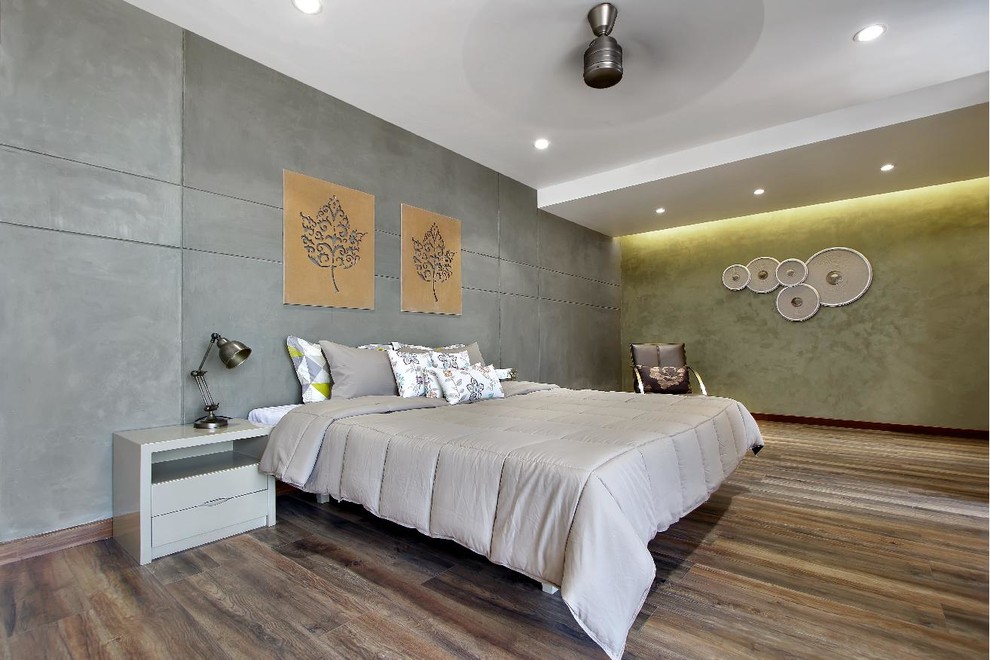 Contemporary bedroom in Other.