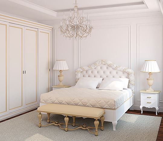 Bedroom - traditional bedroom idea in New York