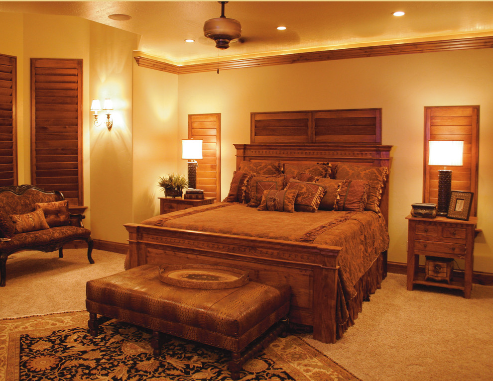 This is an example of a traditional bedroom in Salt Lake City.