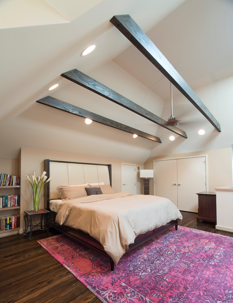 Oasis Under the Eaves: Attic Master Suite - Contemporary - Bedroom - DC ...