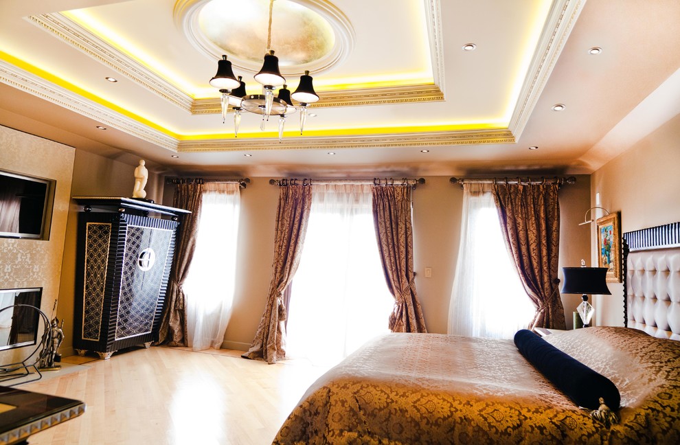 Modernes Schlafzimmer in New York