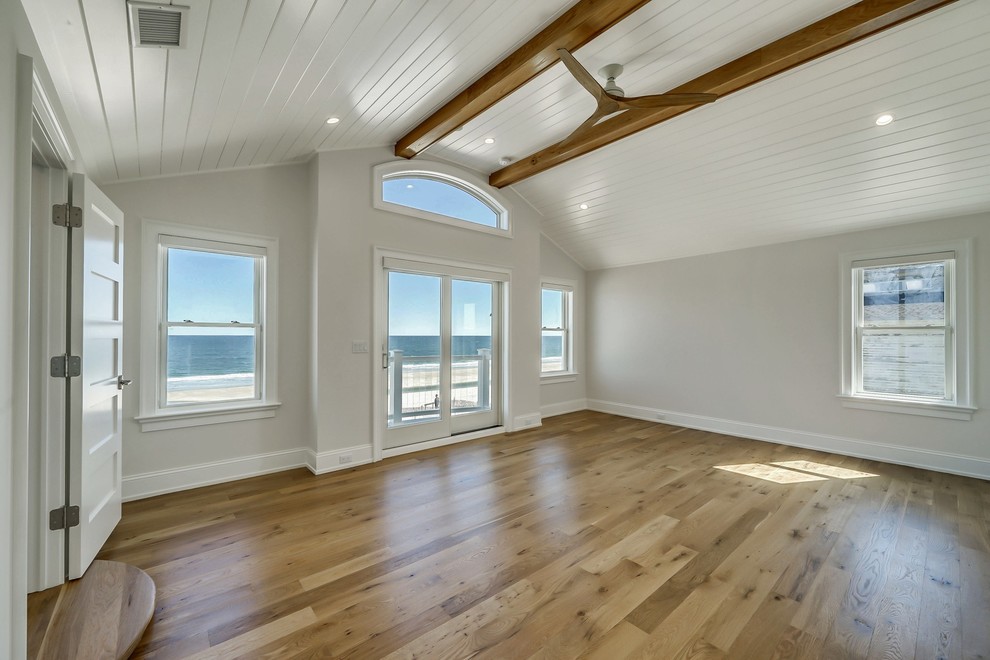 Oceanfront Home Mantoloking, New Jersey Beach Style Bedroom New