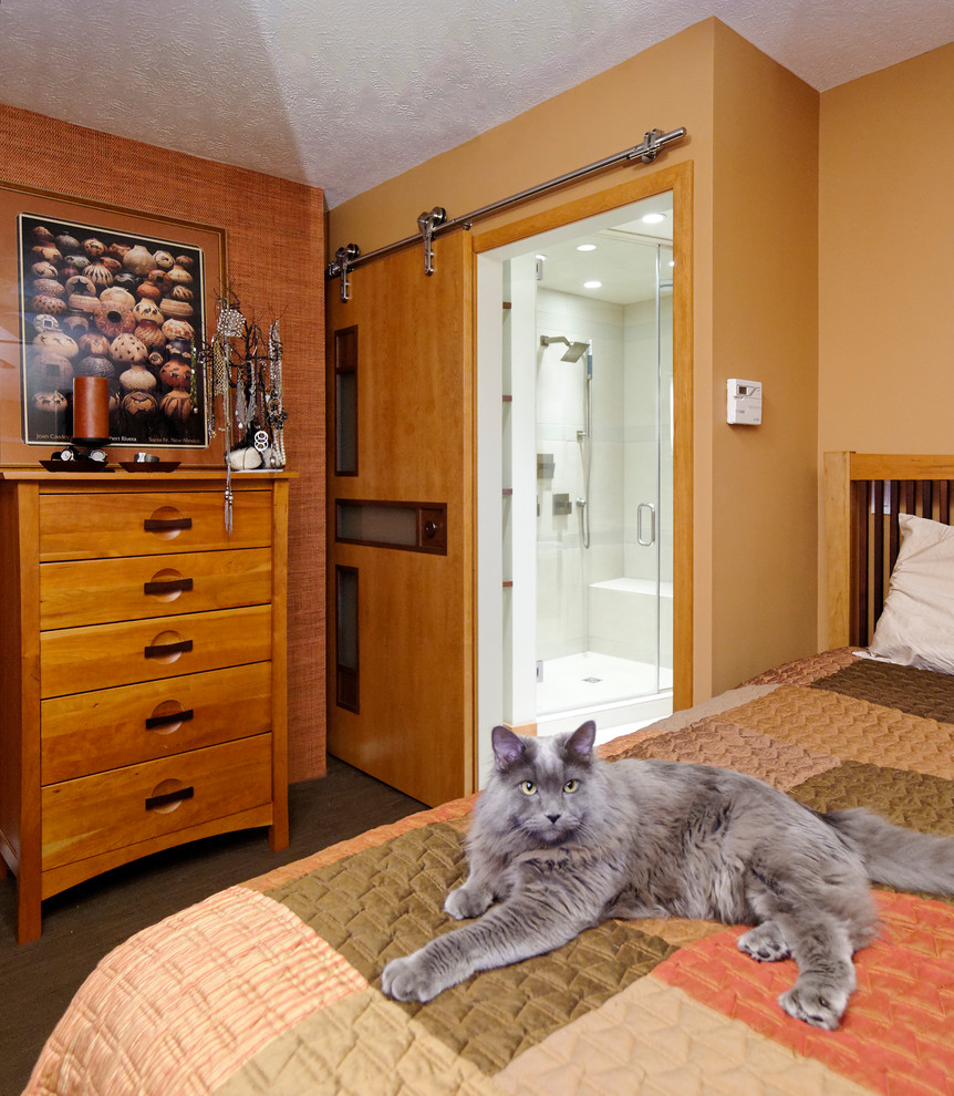 Ohio City, Cleveland, Ohio Master Suite Modern Bedroom Cleveland