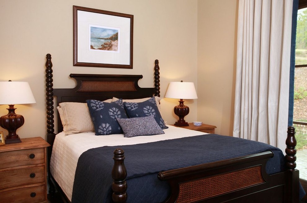 Old Meets New Build Contemporary Bedroom Atlanta by Nandina