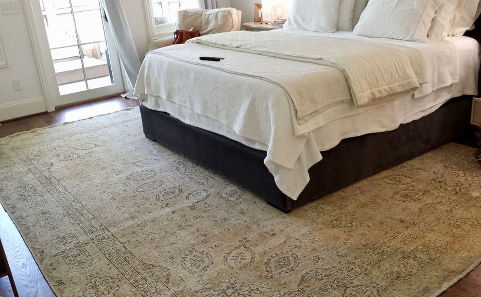 Old Persian Tabriz Overdye Oriental Rug sets the stage for this Master