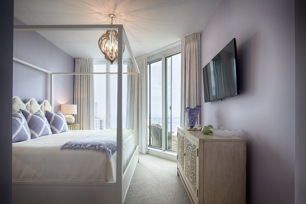 One Beach Club Drive Penthouse Bedroom Miami by Marlene Freeman