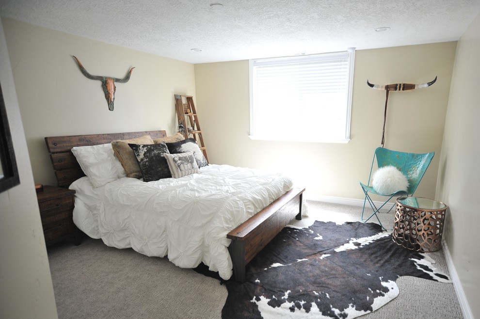 Bedroom - southwestern bedroom idea in Salt Lake City