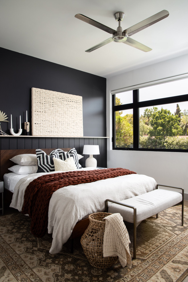 This is an example of a scandi bedroom in Phoenix.