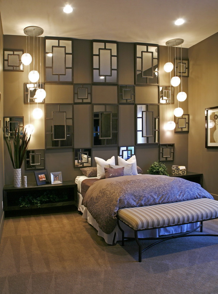 Minimalist bedroom photo in Las Vegas