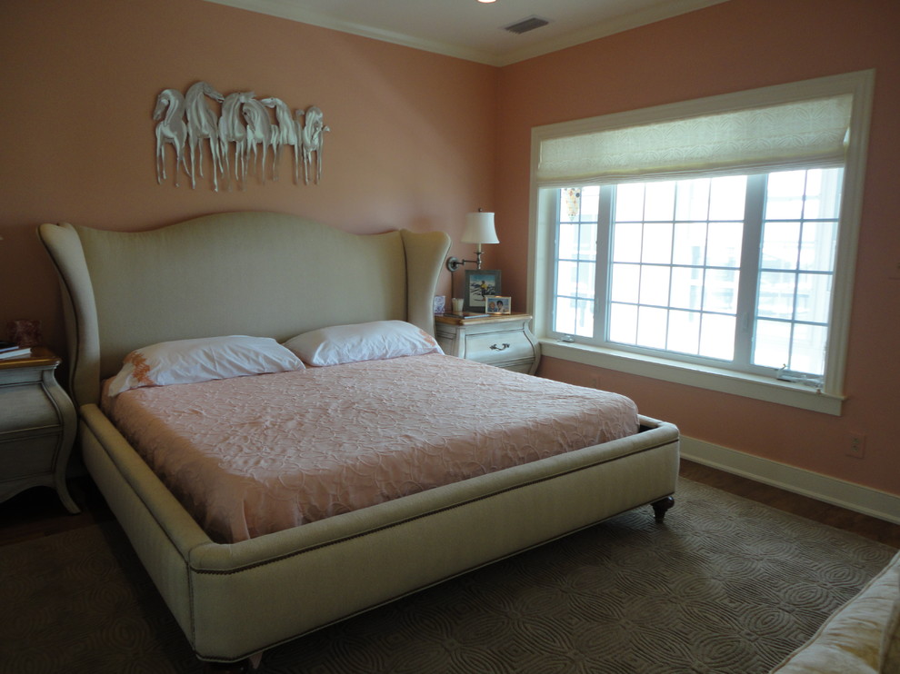 Example of a classic bedroom design in Other