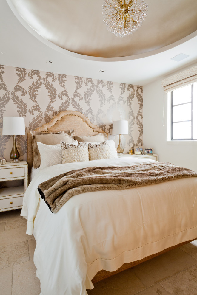 Inspiration for a traditional bedroom in Los Angeles.