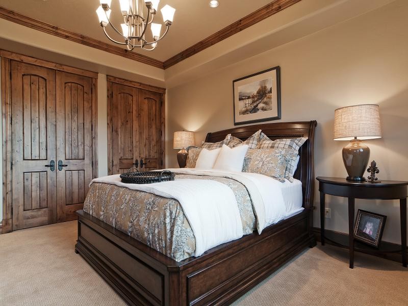 Design ideas for a classic bedroom in Salt Lake City.