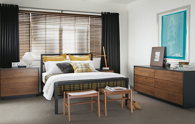 R B Modern Bedroom Minneapolis, Room And Board Parsons King Bed
