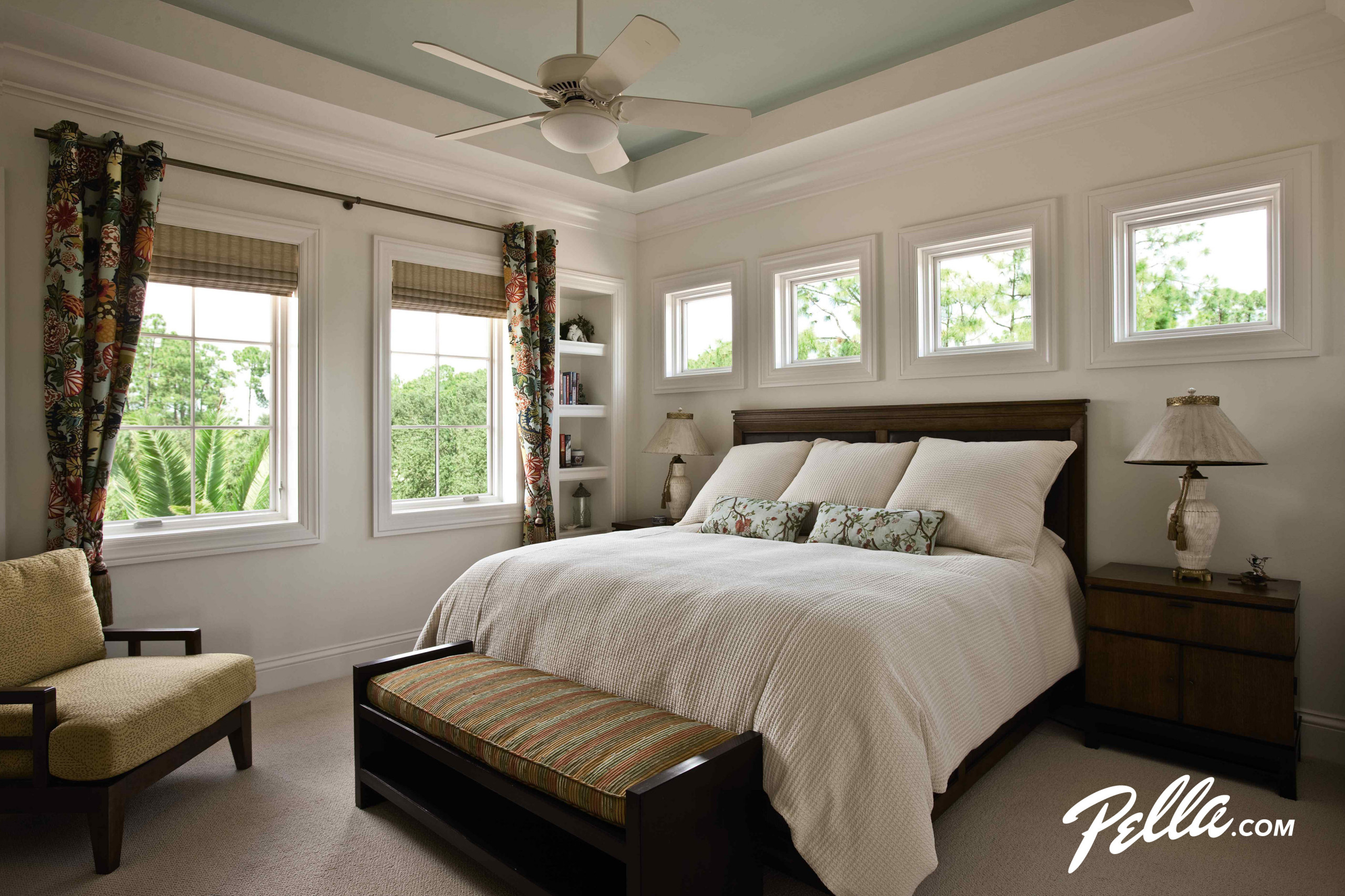 Pella Architect Series Casement And Fixed Windows Contemporary Bedroom Cedar Rapids By Pella Windows And Doors Houzz