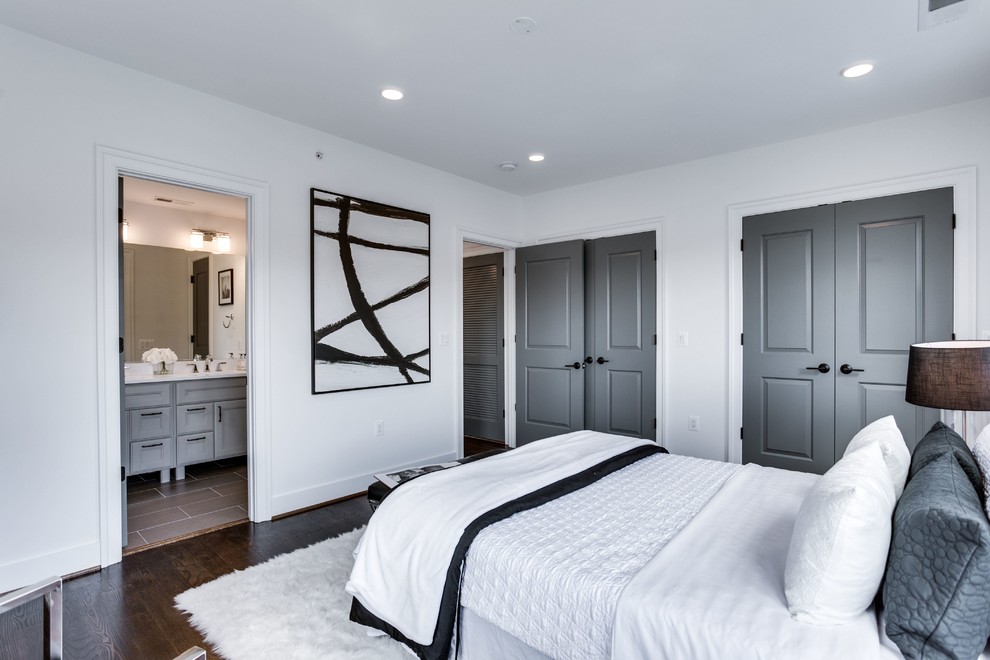 Petworth Residence Transitional Bedroom DC Metro by Teass