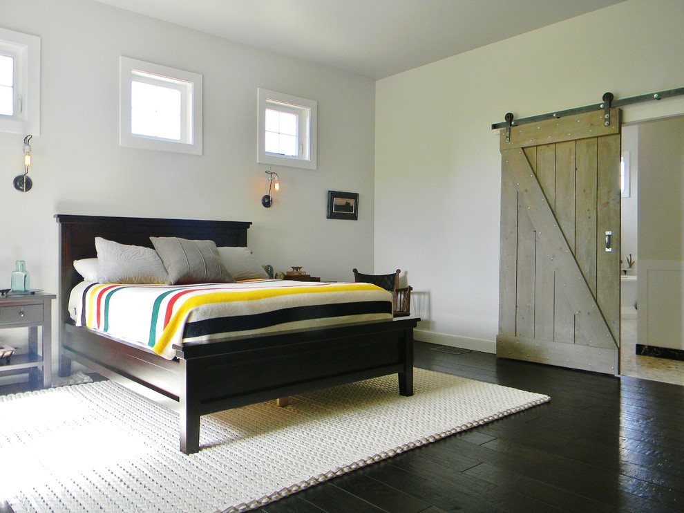 Inspiration for a farmhouse bedroom remodel in Seattle
