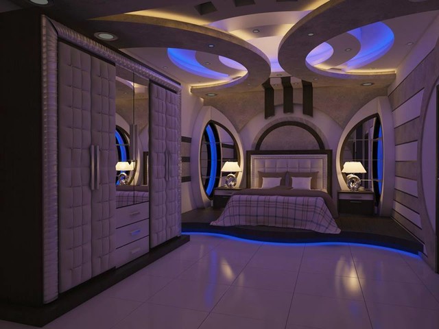 Plaster of paris false ceiling - Asian - Bedroom - Other - by jamil home  interior | Houzz