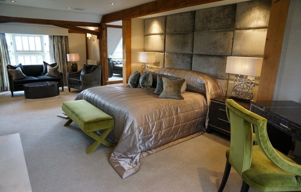 Plush Master Bedroom Suite Contemporary Bedroom Kent by