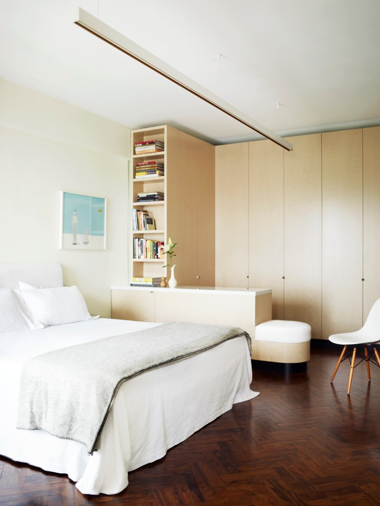 Design ideas for a contemporary bedroom in Newcastle - Maitland.