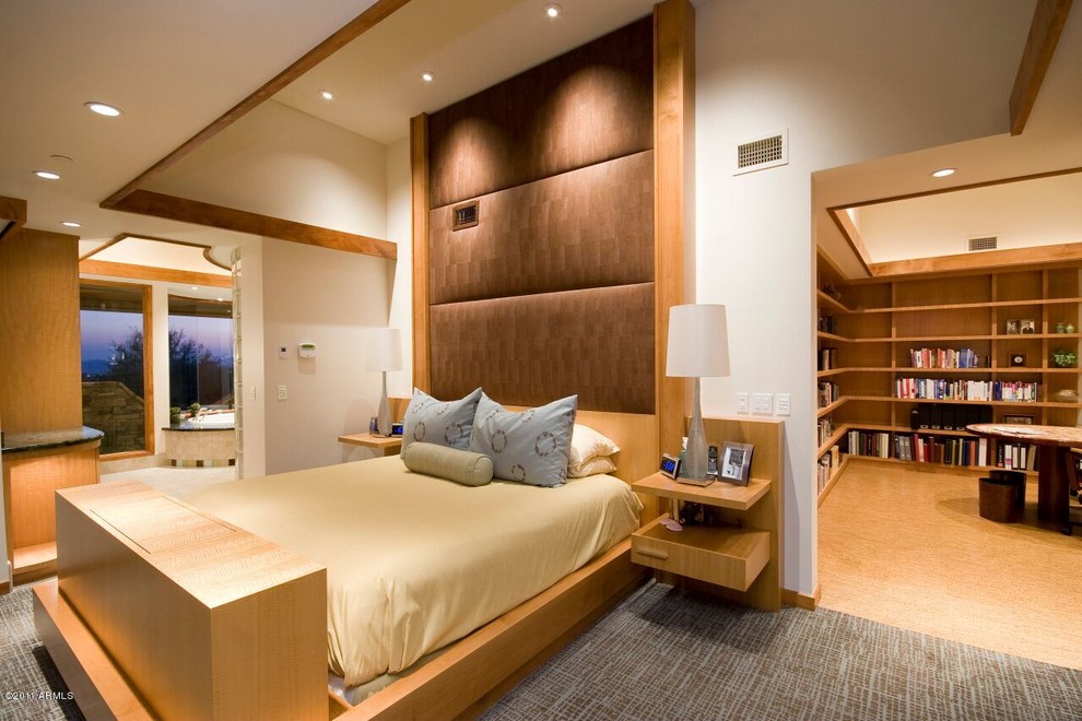 Design ideas for a bedroom in Phoenix.