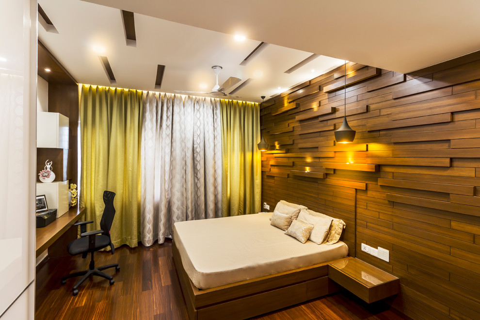 Modernes Schlafzimmer in Bangalore