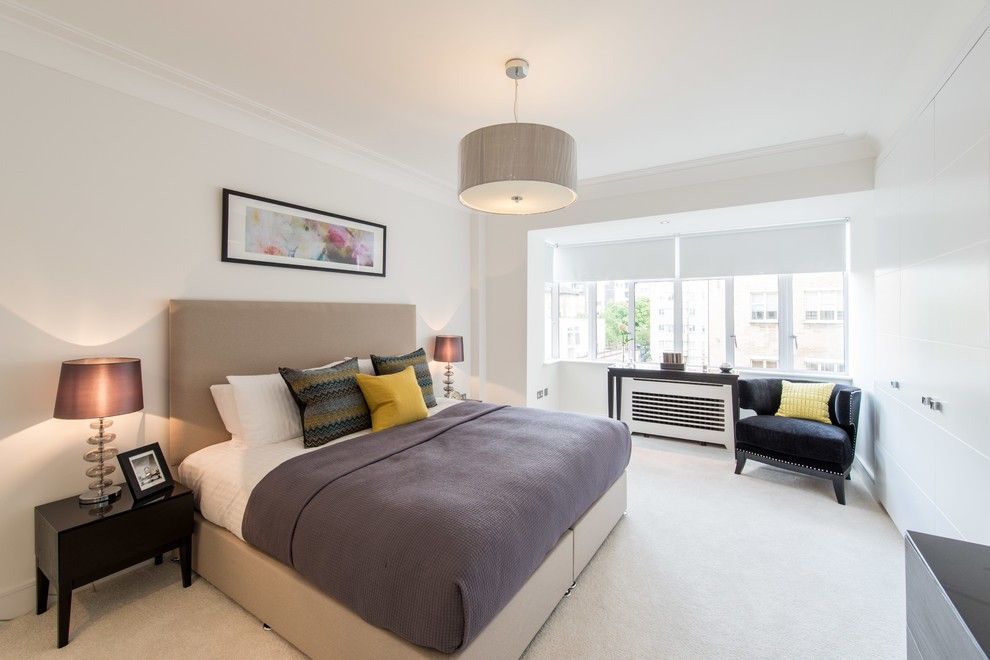 Prince Albert Road, NW8 Contemporary Bedroom London by Elly Ball Houzz