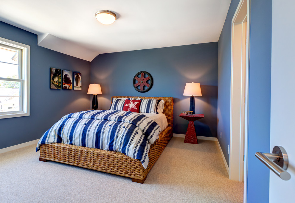 Prior Lake Custom Home Contemporary Bedroom Minneapolis by AMEK