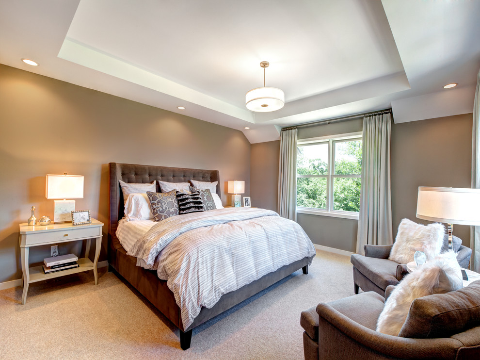 Prior Lake Custom Home Contemporary Bedroom Minneapolis by AMEK