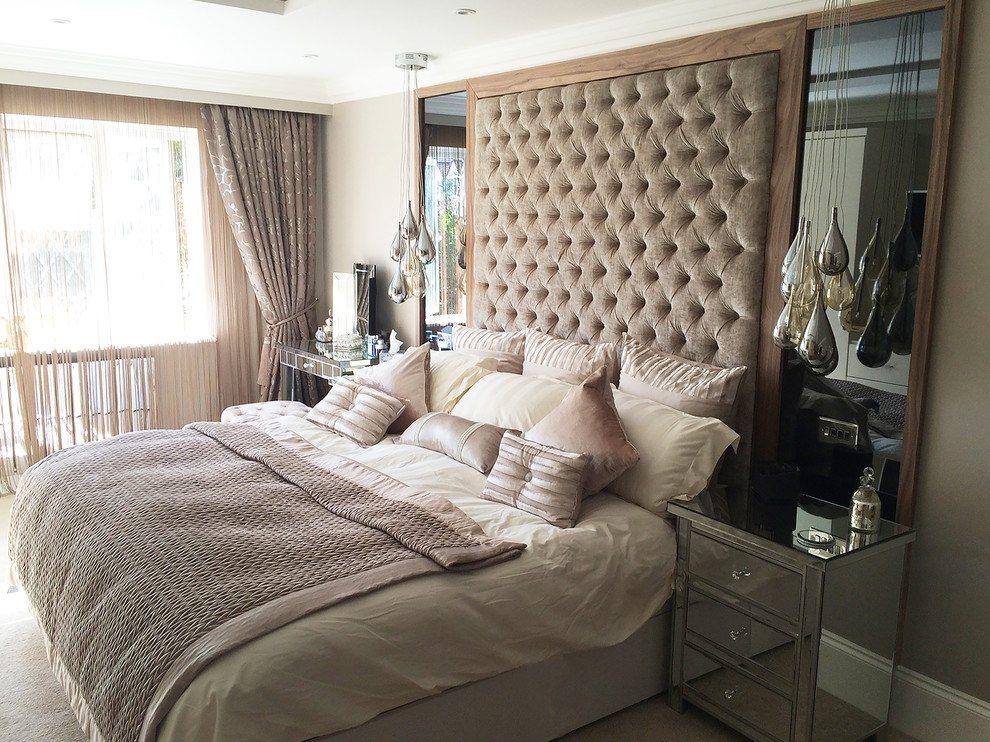 Design ideas for a bedroom in Kent.