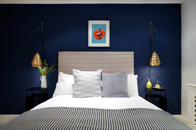 21 Calm, Timeless Navy Bedrooms | Houzz UK