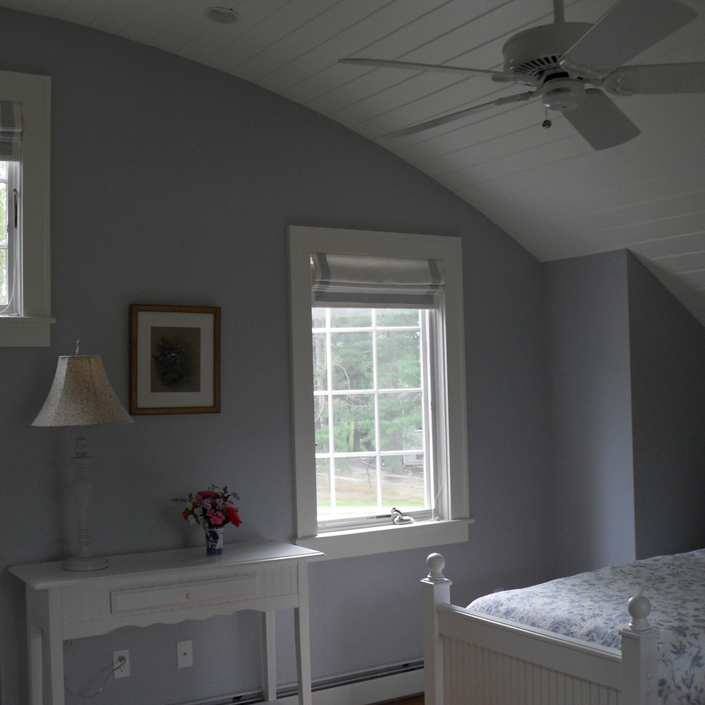 Example of a classic bedroom design in Portland Maine