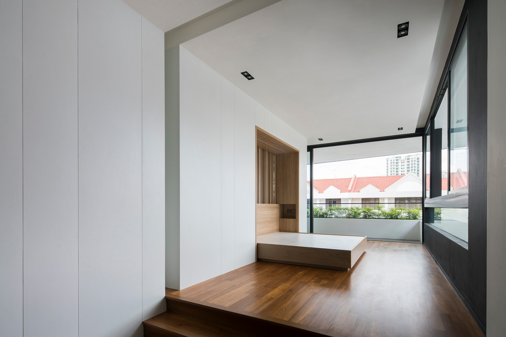 Bedroom - contemporary bedroom idea in Singapore