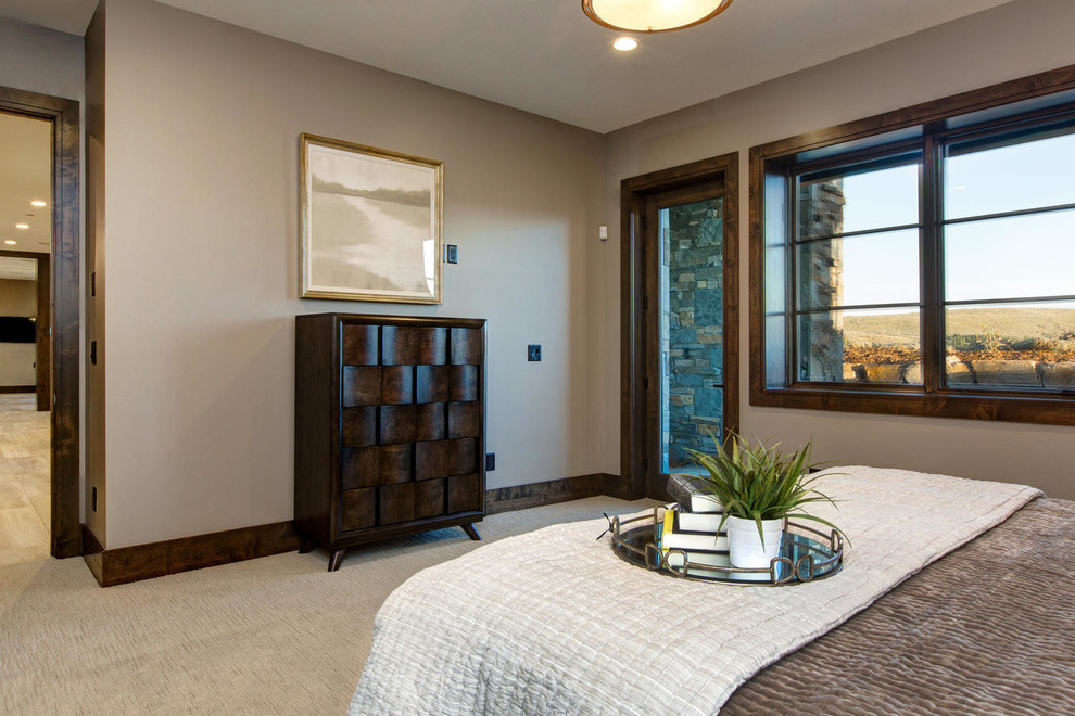 Inspiration for a craftsman bedroom remodel in Salt Lake City