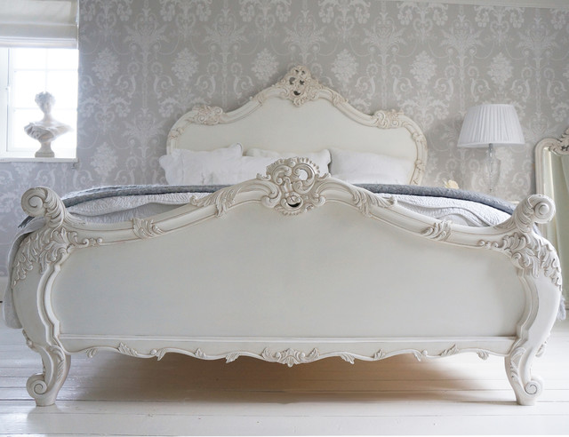 Provencal Sassy White French Bed - Traditional - Bedroom - Sussex - by French  Bedroom | Houzz