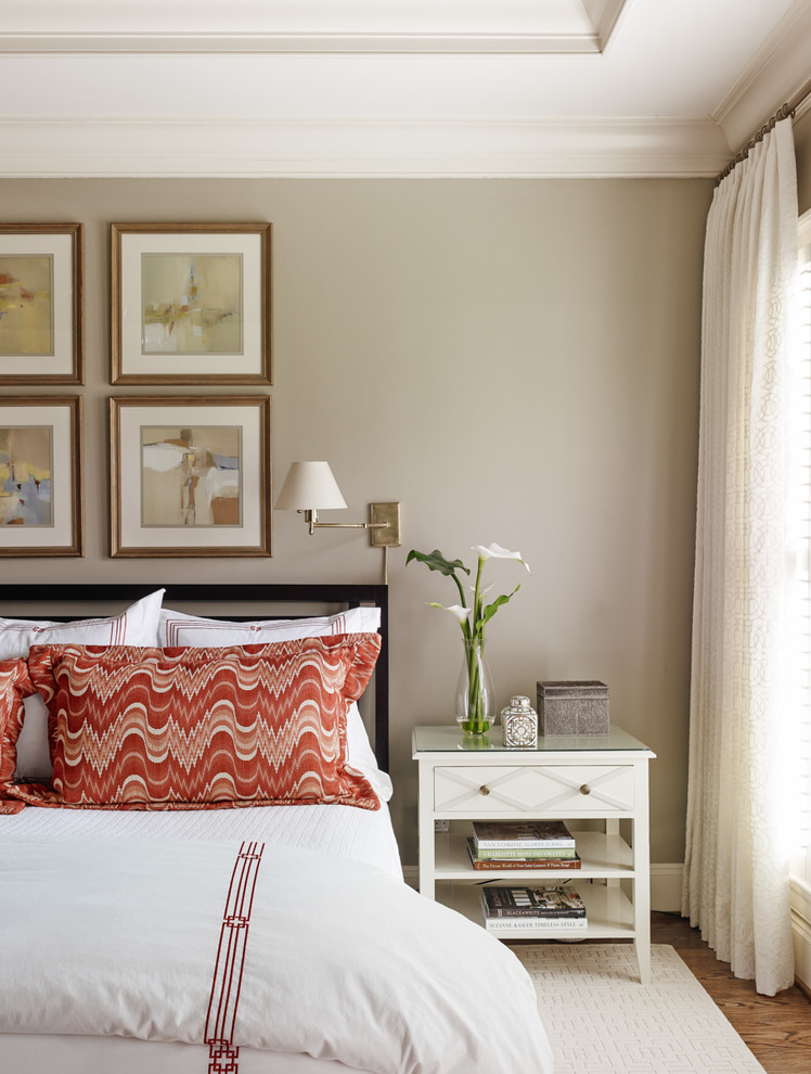 Inspiration for a transitional bedroom remodel in Charlotte
