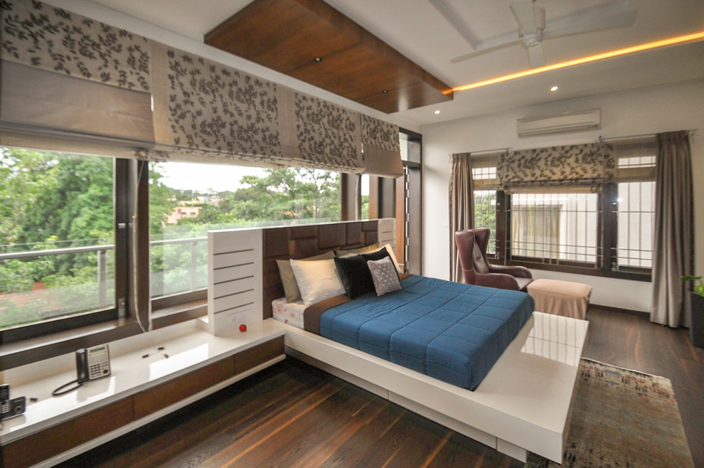 This is an example of a bedroom in Bengaluru.