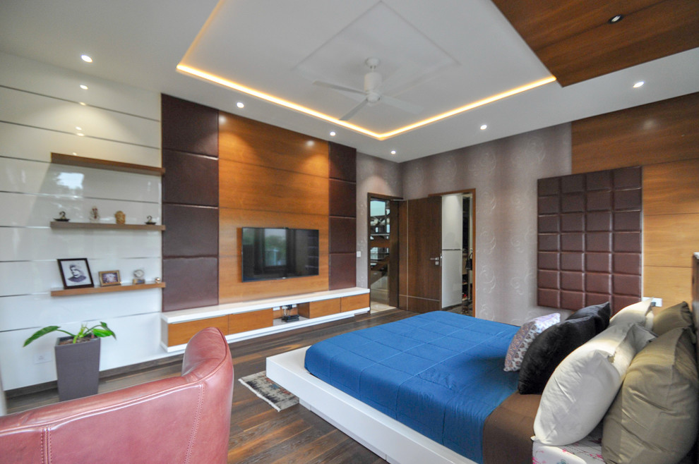 Example of a bedroom design in Bengaluru