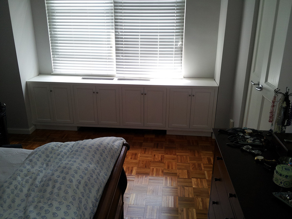 Radiator cover with storage - Traditional - Bedroom - New York - by Sagan-Rivero Custom ...