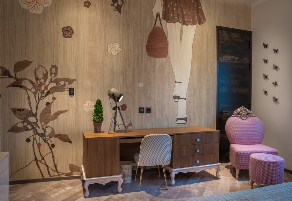 Ramu Residence Contemporary Bedroom Hyderabad by Ricken Desai