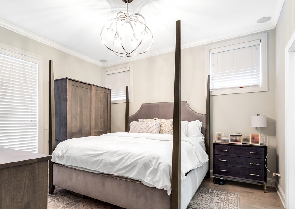 Ranch Triangle Chicago Renovation Contemporary Bedroom Chicago