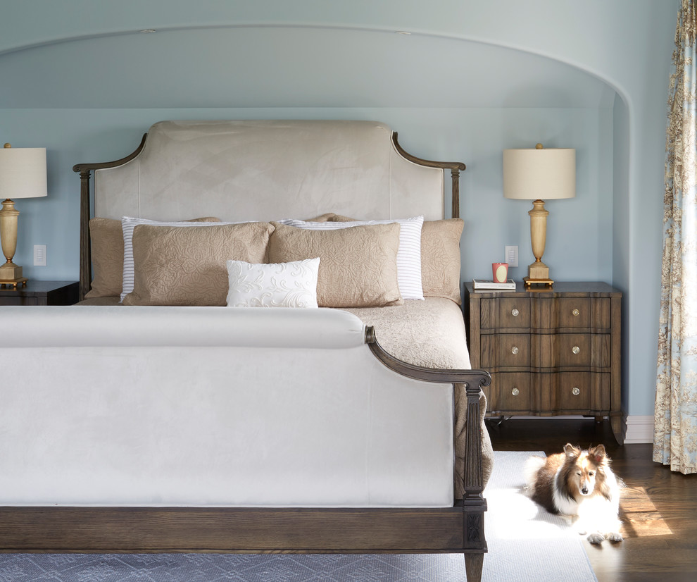 Recessed Bed Niche Traditional Bedroom Chicago by Orren Pickell Building Group Houzz