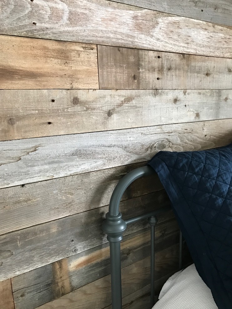 Reclaimed Bedroom Accent Wall - Rustic - Bedroom - Salt Lake City - by ...