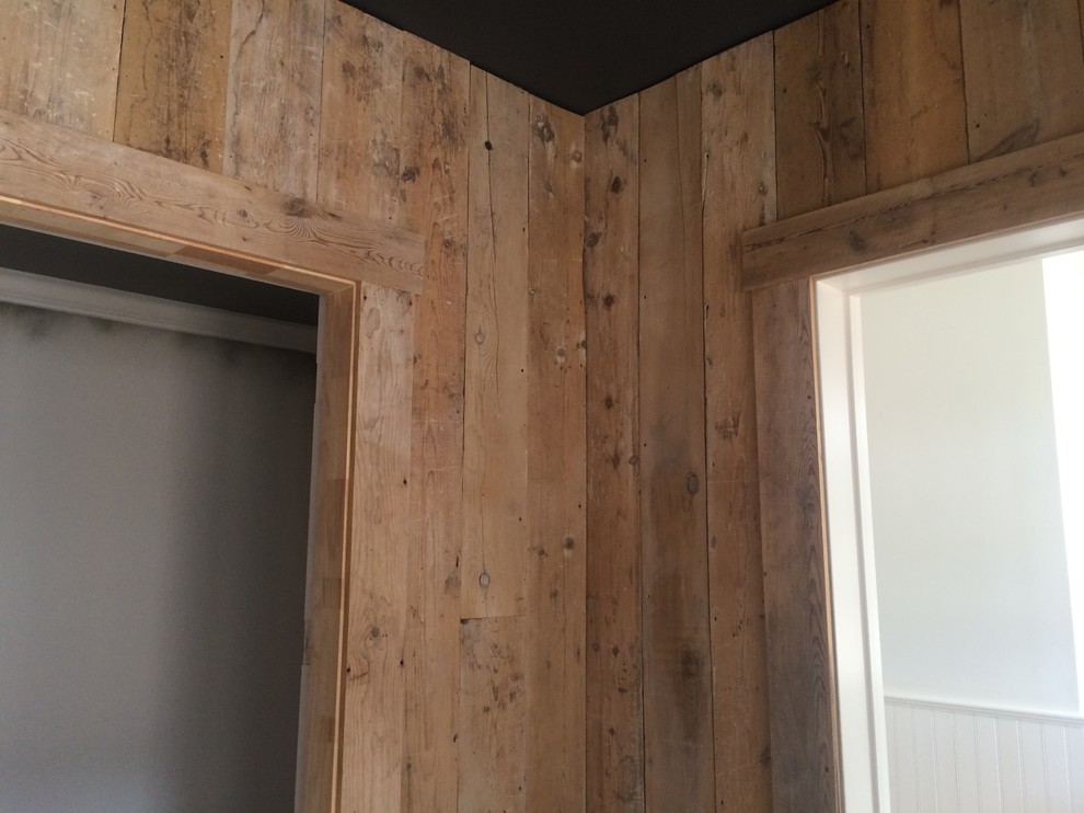 Reclaimed Wood Wall Cladding Bedroom San Francisco by Heritage