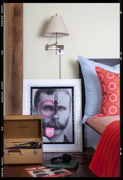 Record player bedroom decoration Modern Bedroom Atlanta Houzz