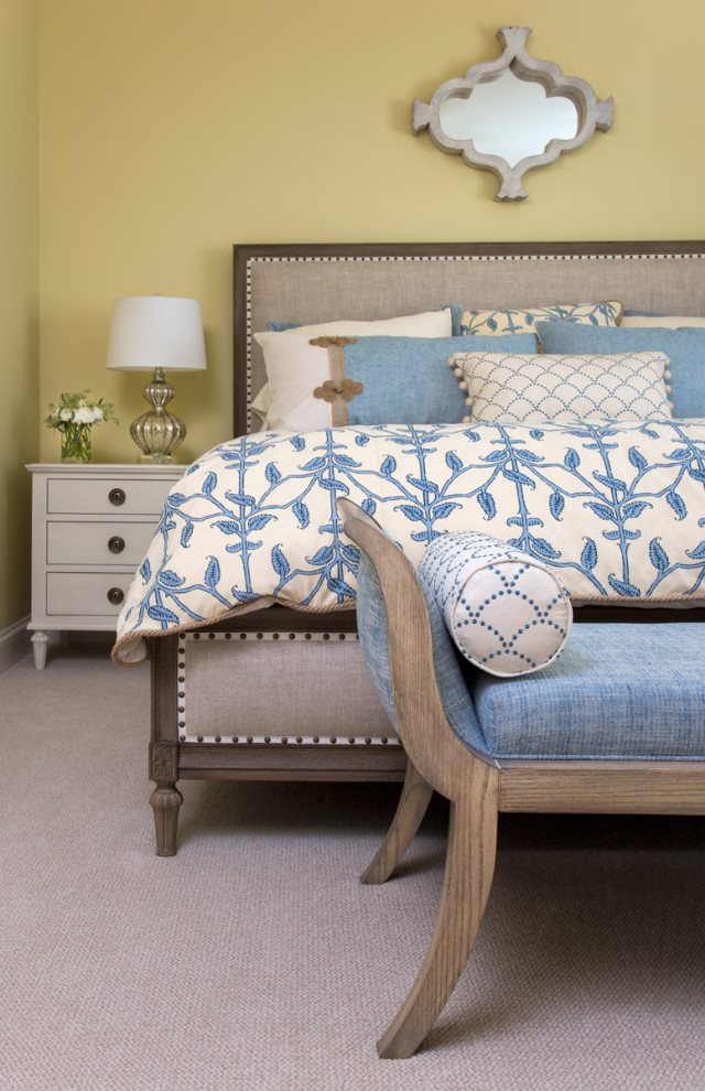 French country bedroom photo in Richmond