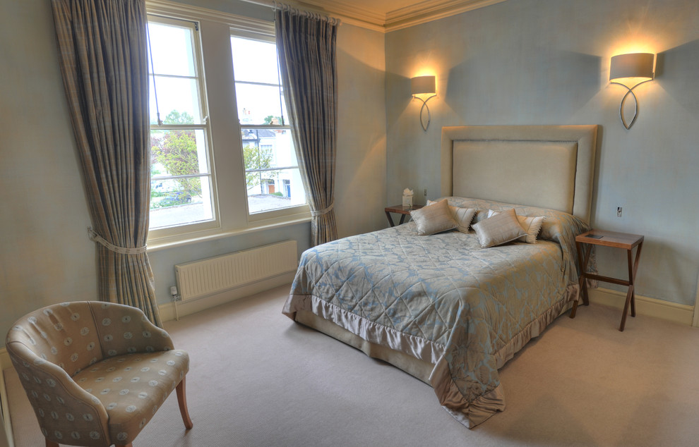 This is an example of a traditional bedroom in Gloucestershire.